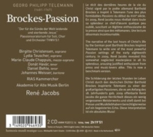 TELEMANN: BROCKES-PASSION